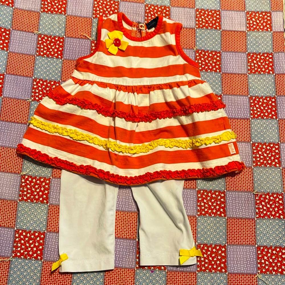 Pumpkin Patch 12-18 month outfit. Beautiful colors.
